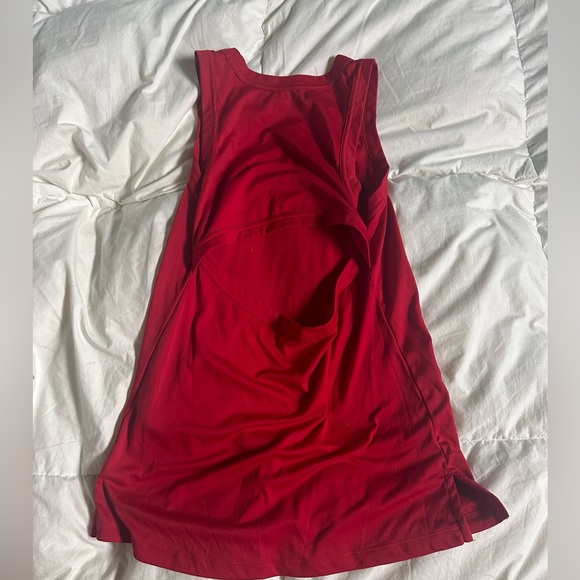 WOMENS XS NIKE OPEN HOLE BACK DRI FIT WORKOUT TOP - Picture 3 of 4